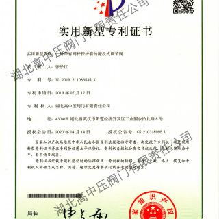 一種帶有閥桿保護套的淹沒式調(diào)節(jié)閥